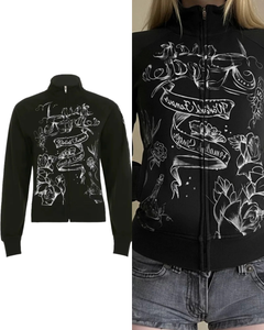 プリントジップスウェットジャケット / VO1301