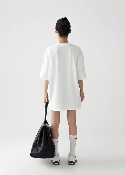 Loose casual round neck short sleeve T-shirt / AS1260