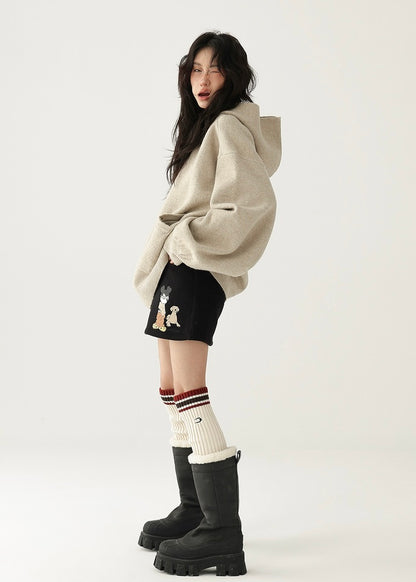 turtleneck pullover hoodie / AS1183 
