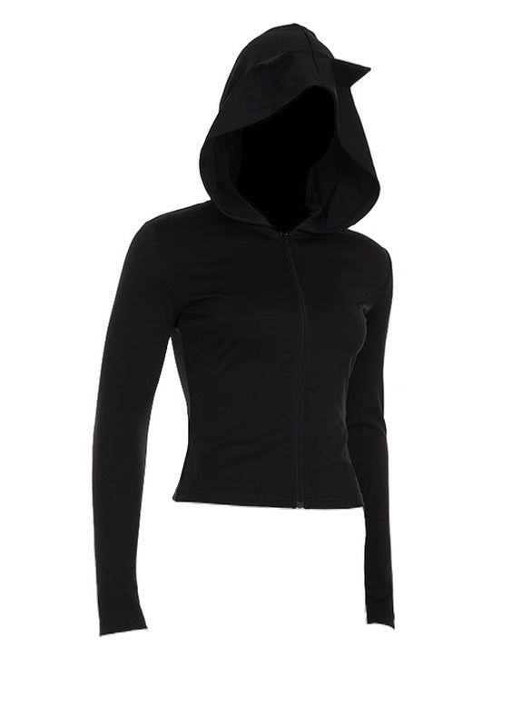 フード付きジップアップスウェットシャツ / VO1302