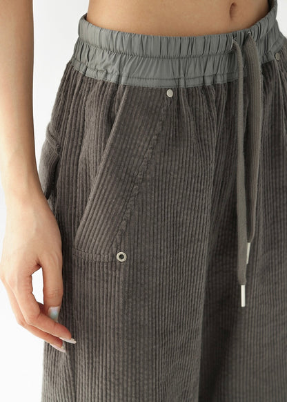 loose fit corduroy pants / AS1186 