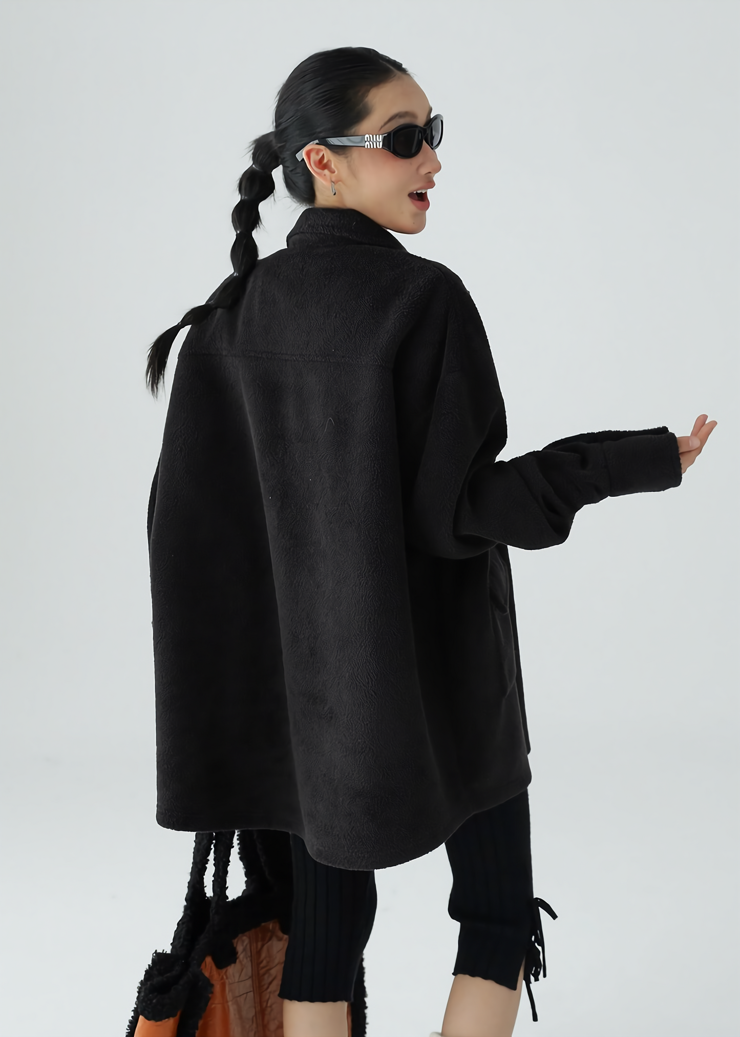 retro street black jacket / AS1137 