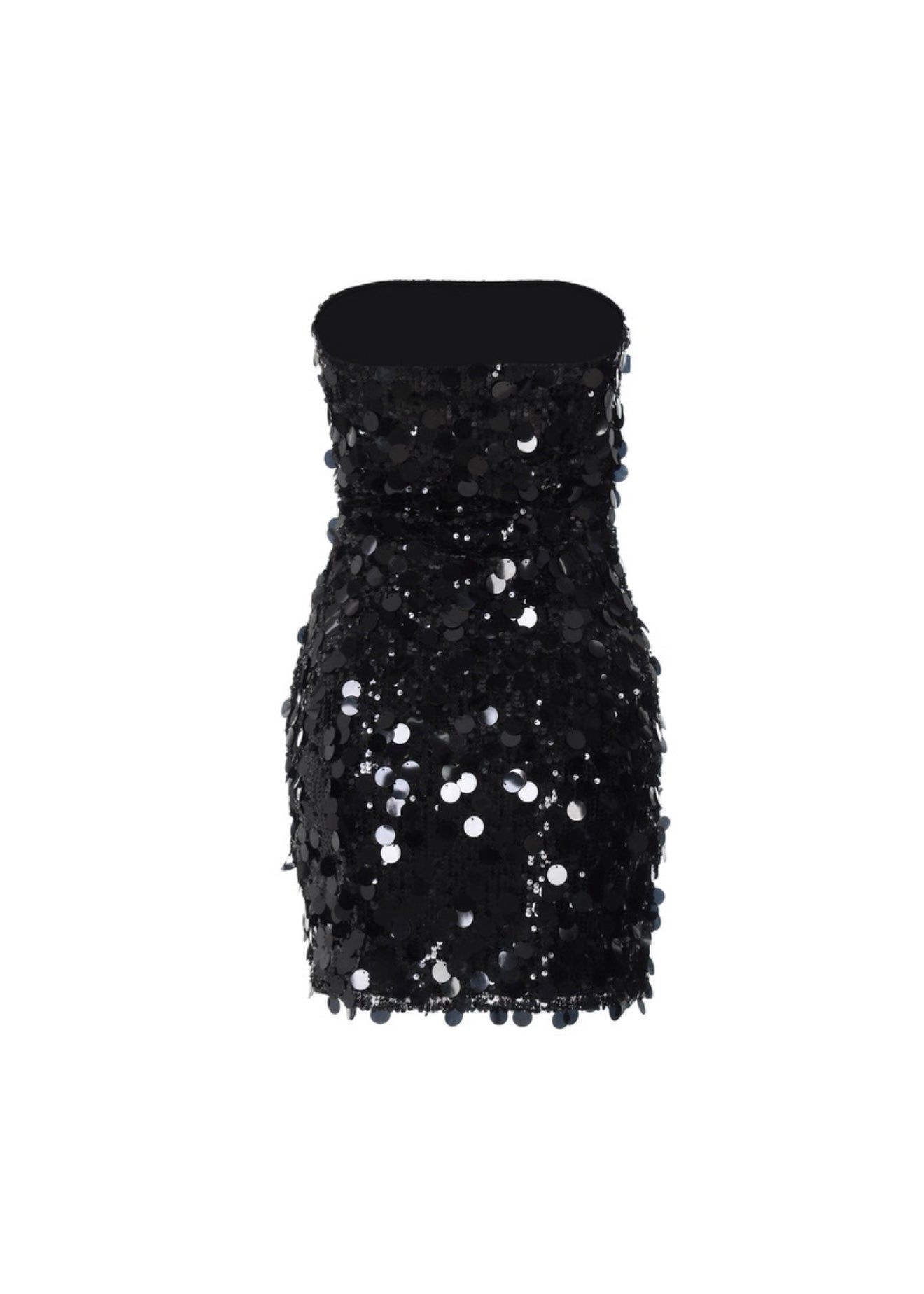 スパンコールチューブトップドレス / VO1220