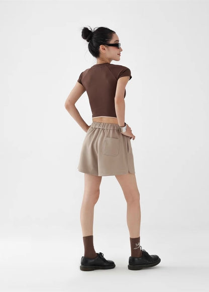 Slim fit short T-shirt / AS1289