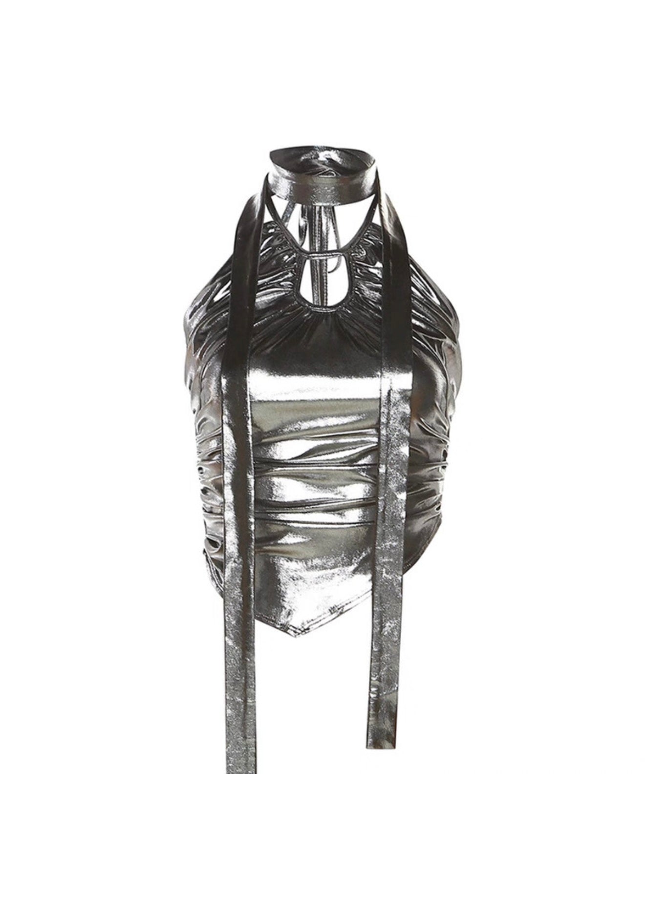 メタリックホルダーチューブトップ / VO1141