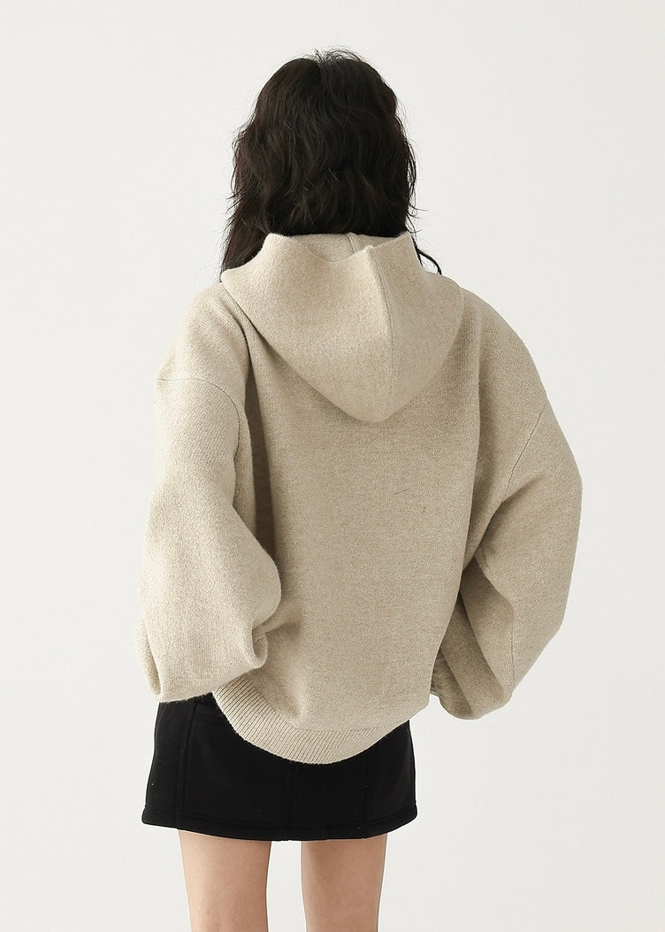 turtleneck pullover hoodie / AS1183 