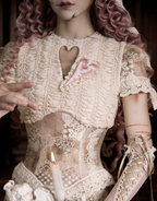 Elegant Love Retro Short Lace Top / DR06