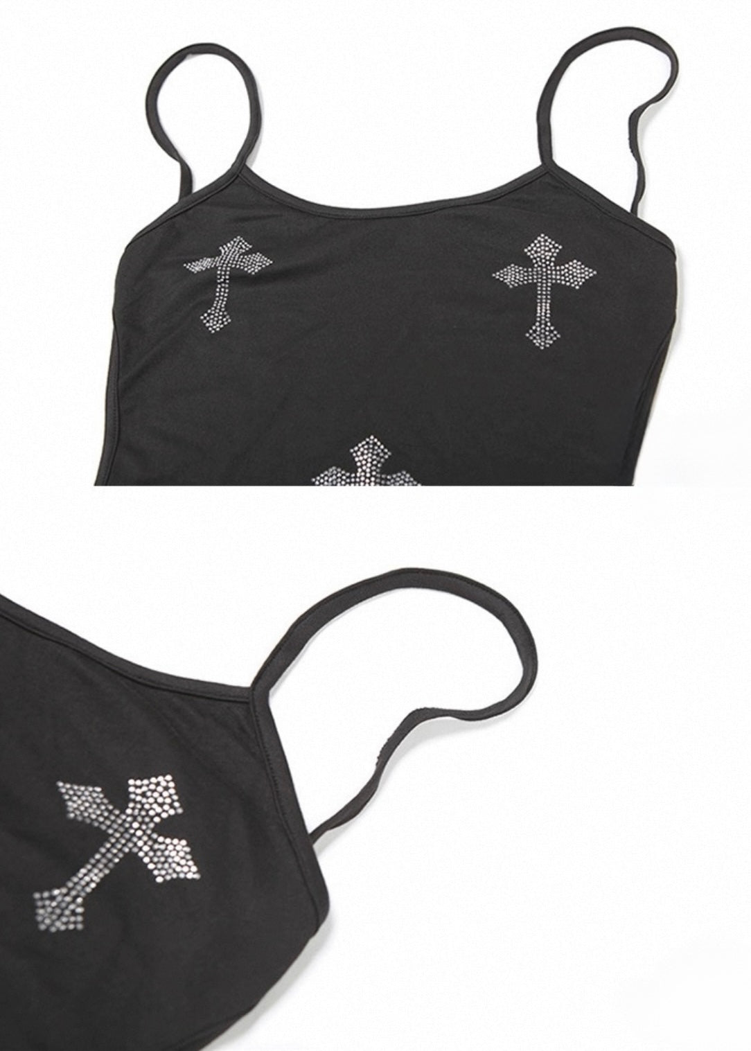 クロス柄ミニワンピース / vo1266