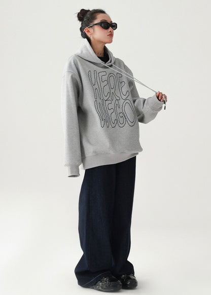 Drawstring pullover hoodie / AS1192 