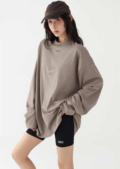 Mid-neck pullover shirt / AS1276