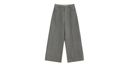 Loose casual chenille wide leg pants / AS1146 