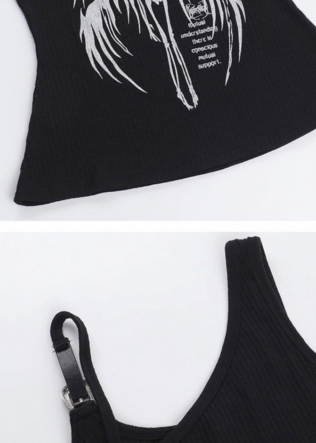 ダークプリントキャミトップス / VO1236