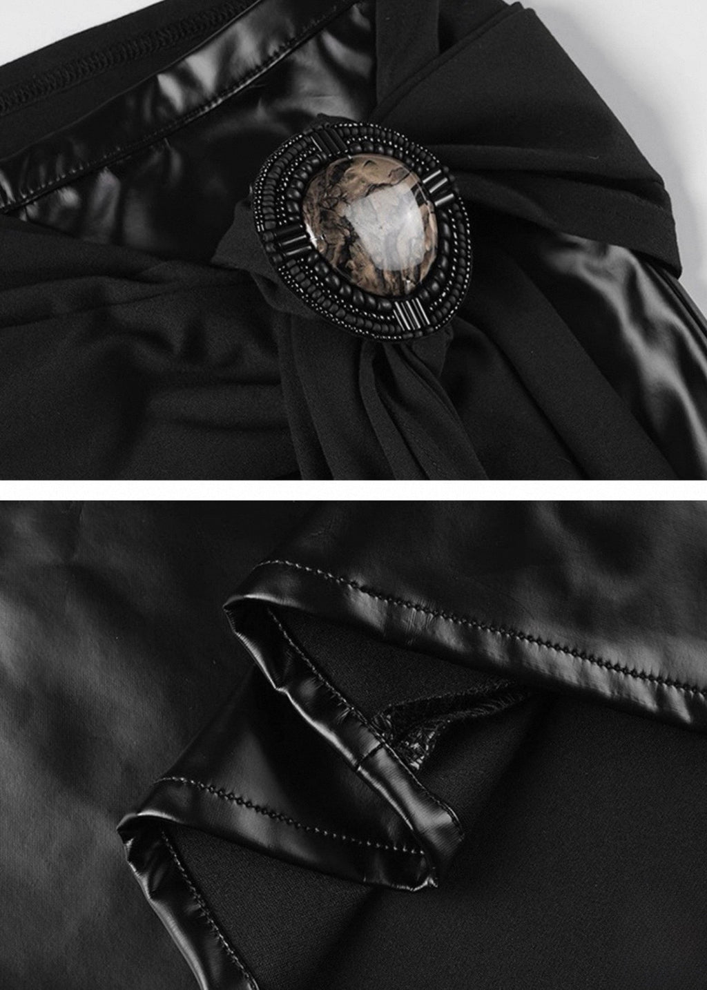 PUレザーミディスカート / VO1317