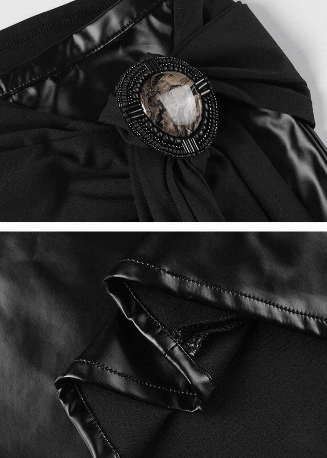 PUレザーミディスカート / VO1317