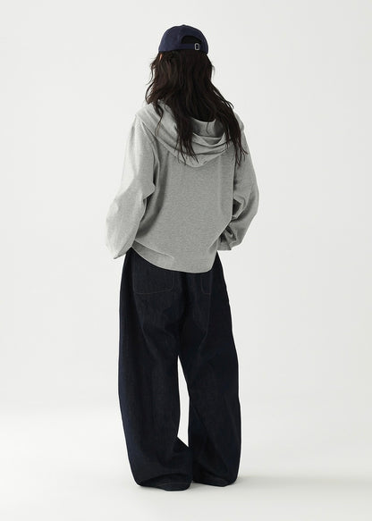 Neck shawl long T-shirt / AS1226