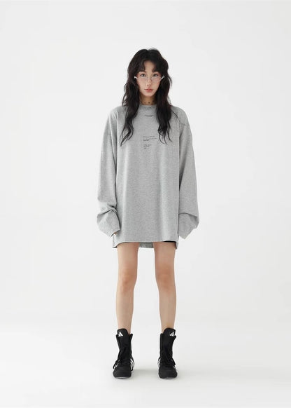Mid-neck pullover shirt / AS1276
