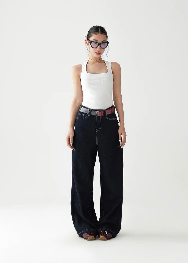 American retro wide leg pants / AS1248
