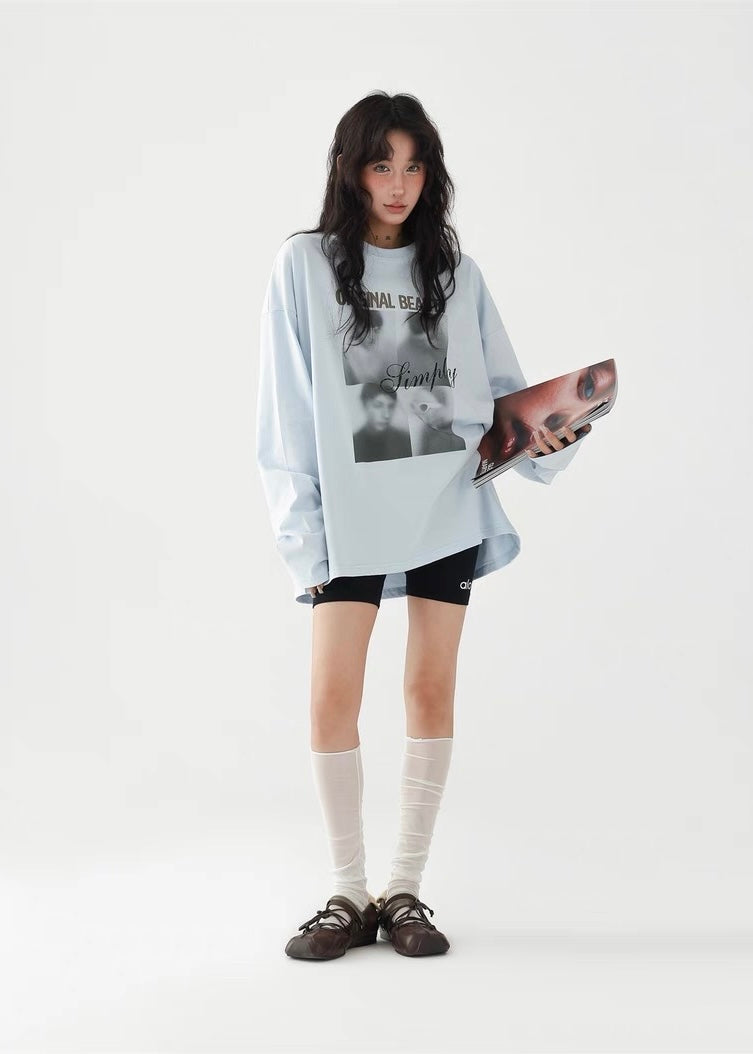Loose casual print shirt / AS1287