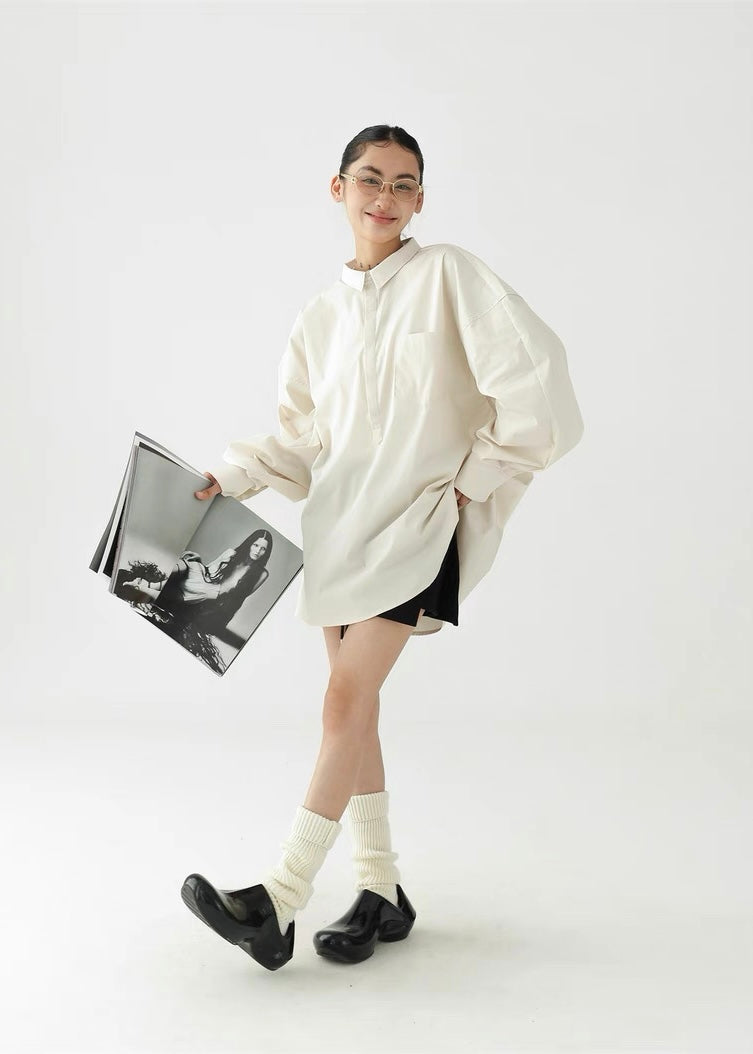 Loose long sleeve pullover / AS1297
