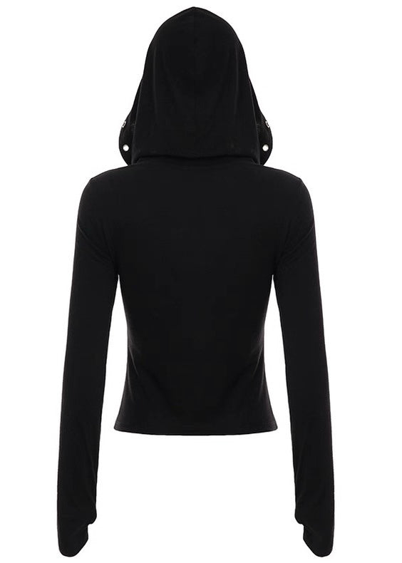 リベットプリントフーディー / vo1282