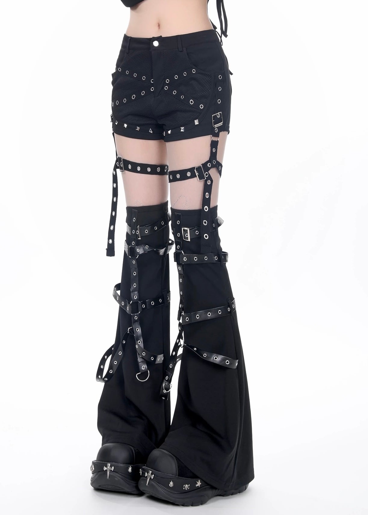 ベルトストラップホットパンツ / VO1229