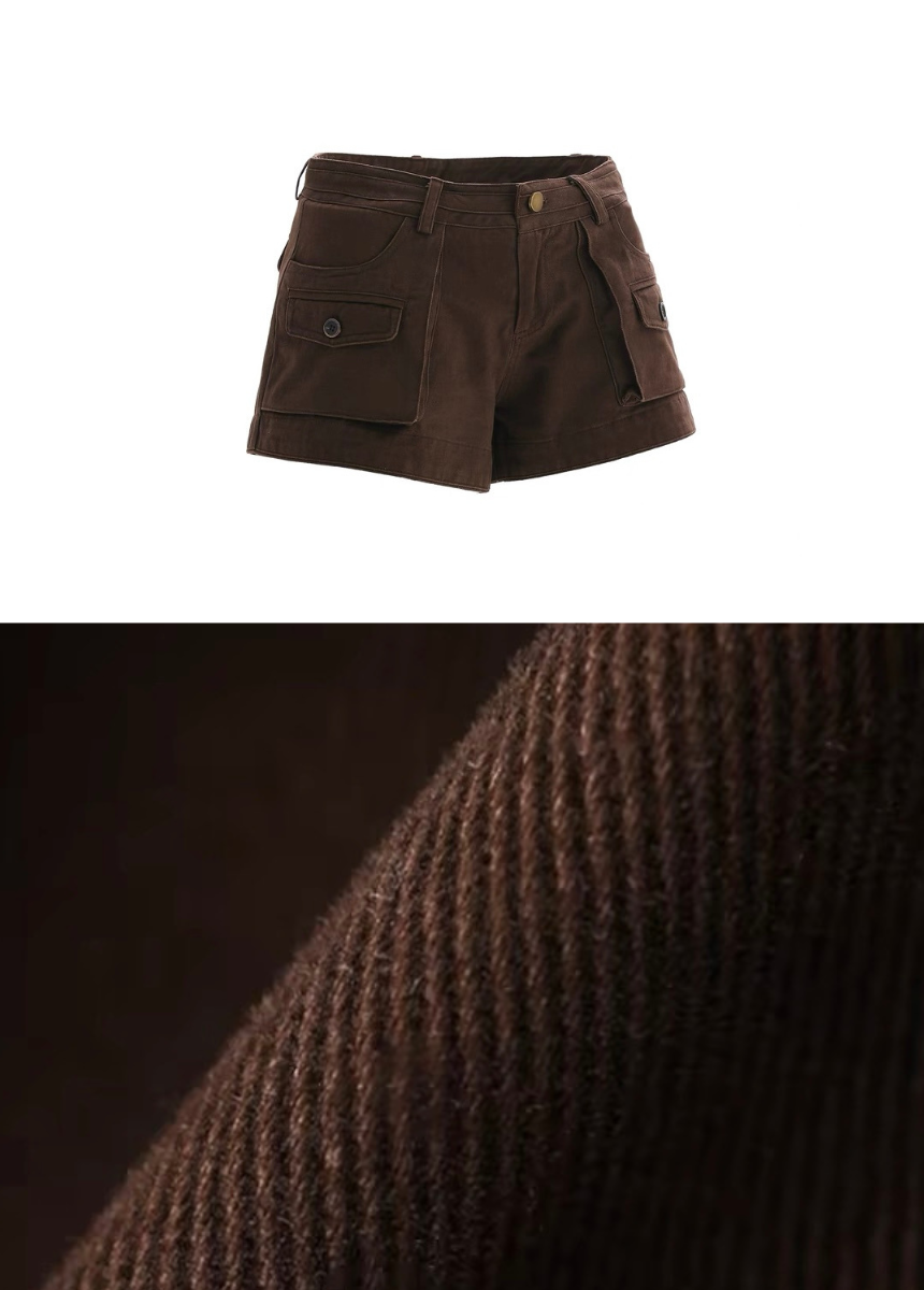 American low waist shorts / AS1324