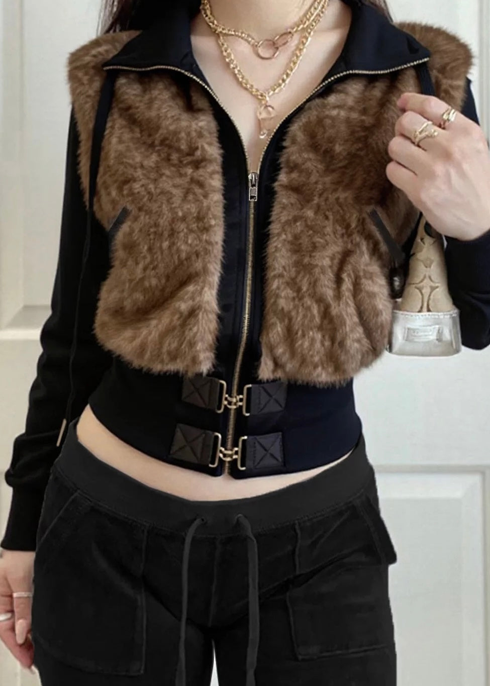 ファーパッチジャケット / VO1311