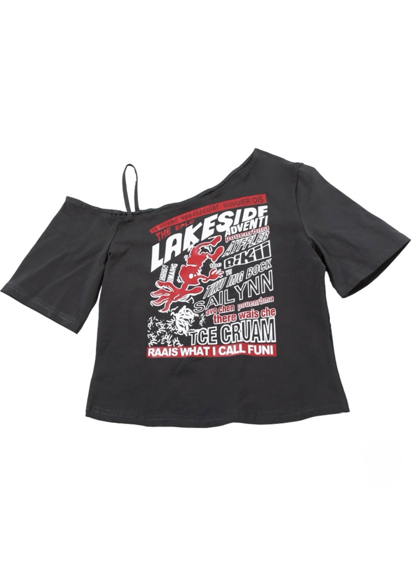 ルーズワンショルダー半袖シャツ / VO1196