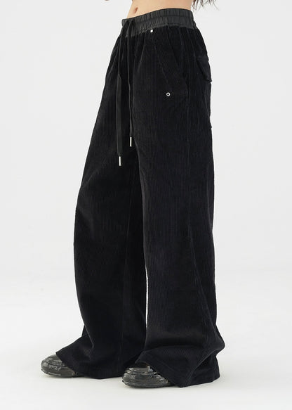 loose fit corduroy pants / AS1186 