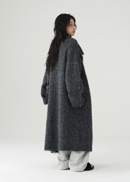 long cardigan knit jacket / AS1160 