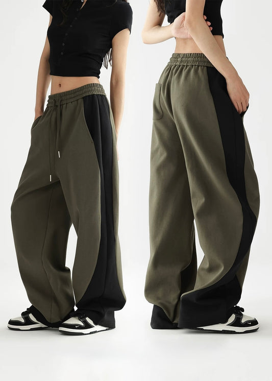 Relaxed loose line pants / AS1219
