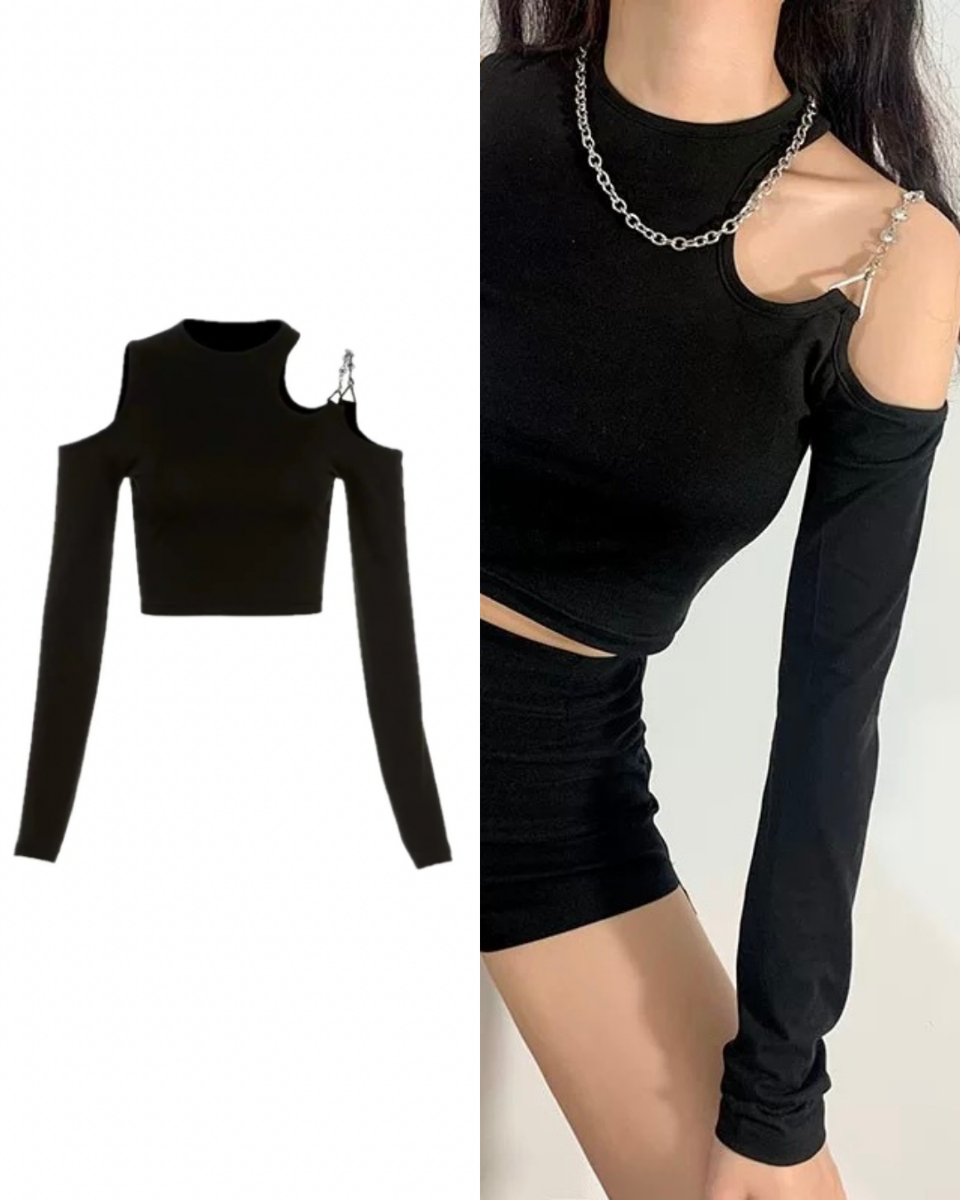 チェーンカットアウトトップス / VO1261