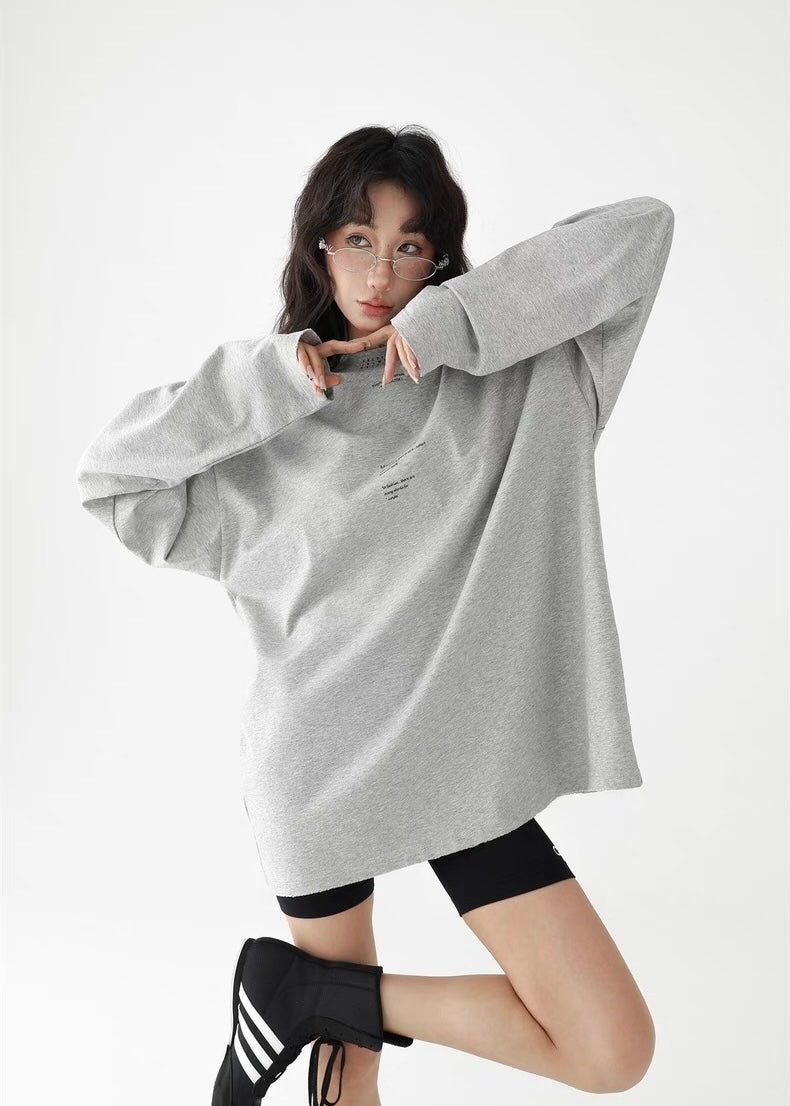 Mid-neck pullover shirt / AS1276