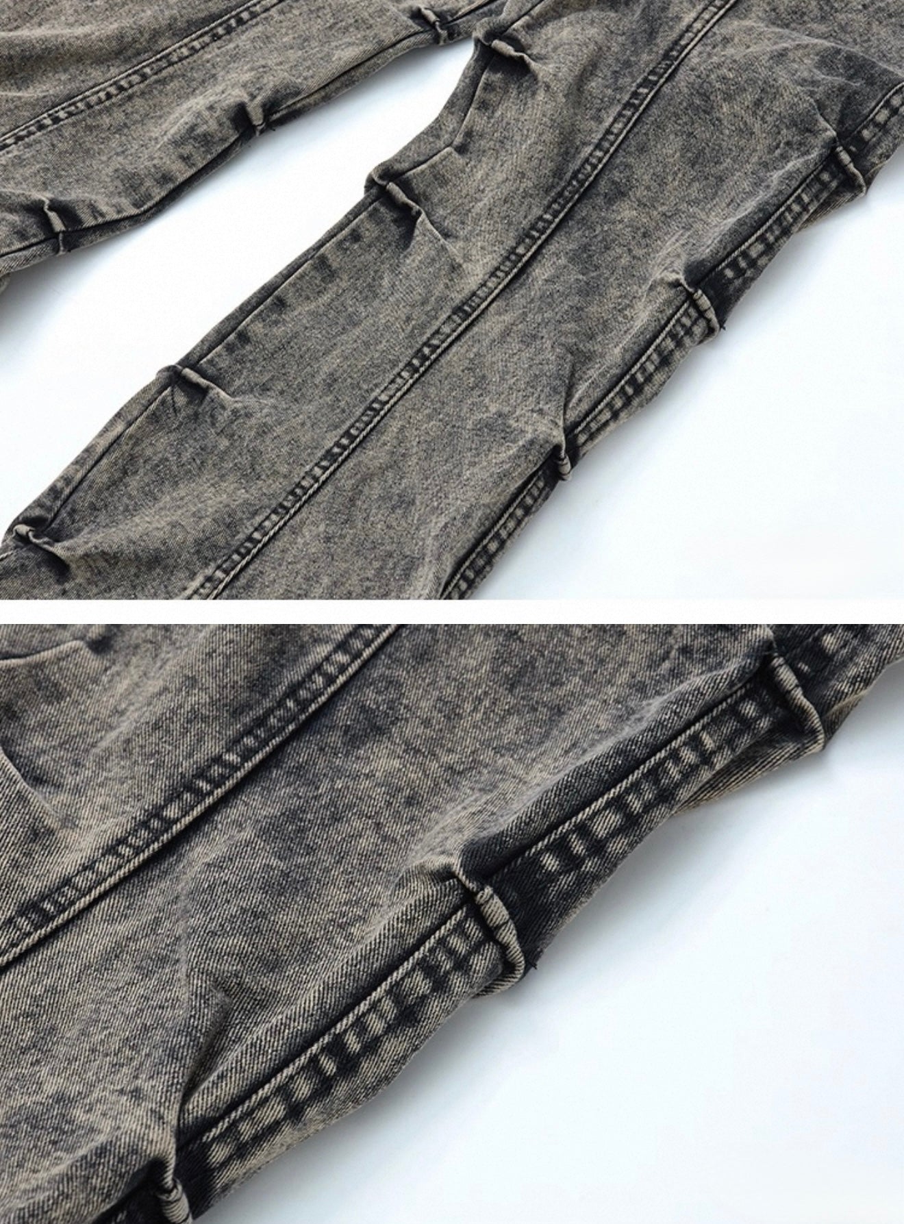 サイドタックデニムフレアパンツ / VO1163