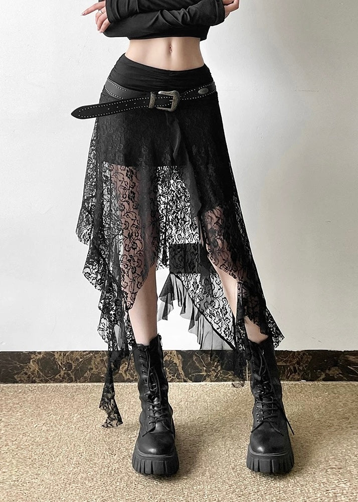 レースイレギュラーヘムスカート / VO1252
