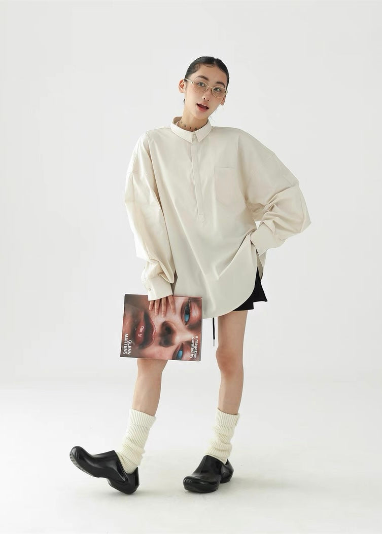 Loose long sleeve pullover / AS1297