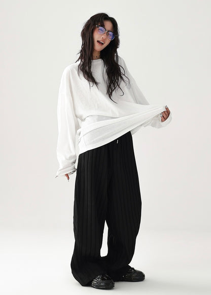 All-match loose long T-shirt / AS1199 
