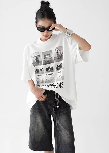 American Retro Round Neck T-Shirt / AS1267