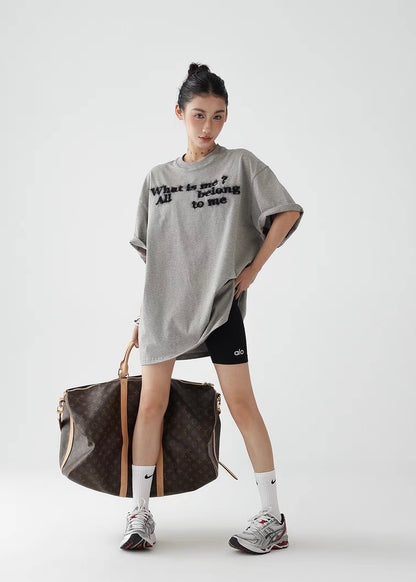 Loose casual round neck short sleeve T-shirt / AS1260