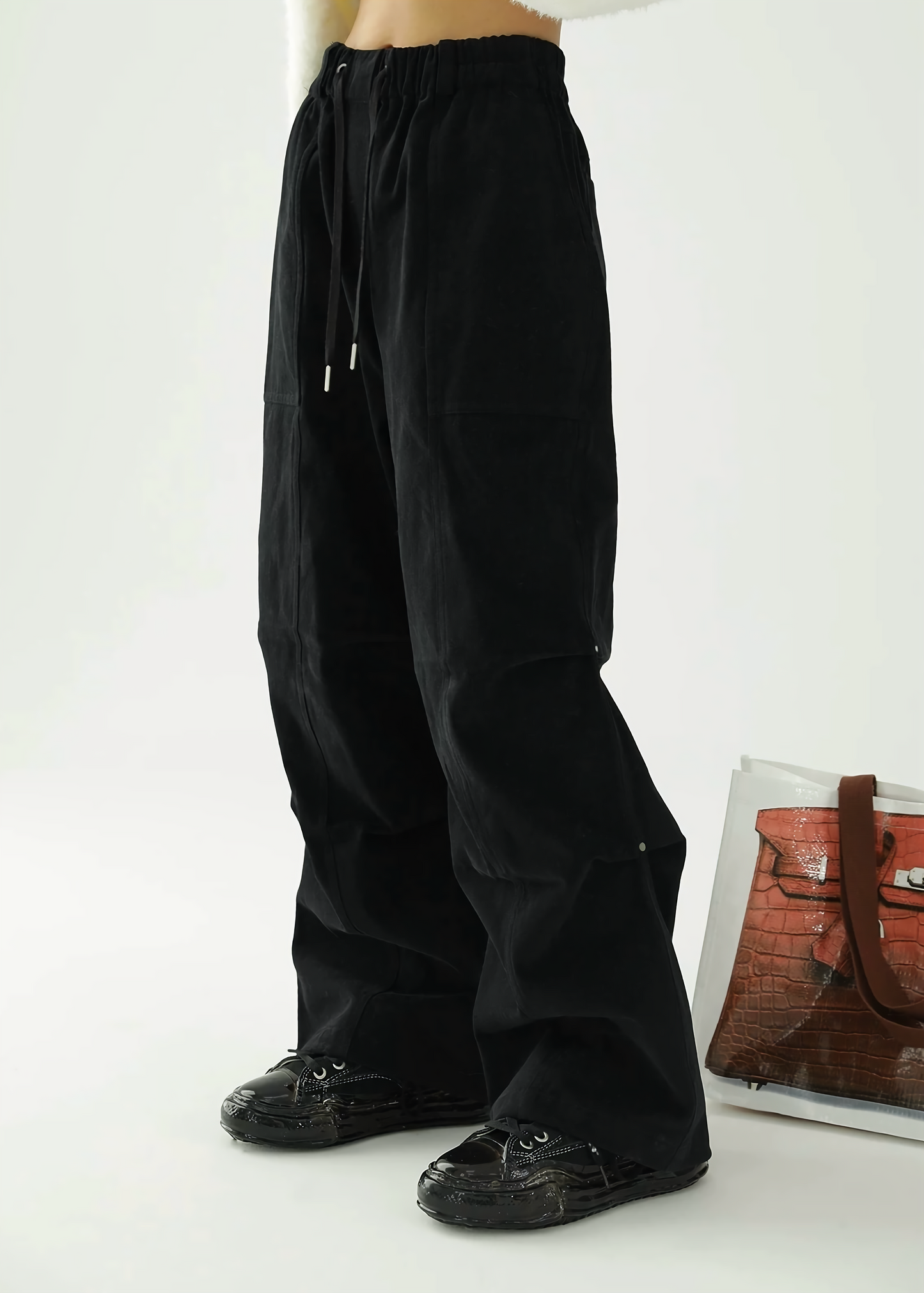 American retro wide leg pants / AS1131 