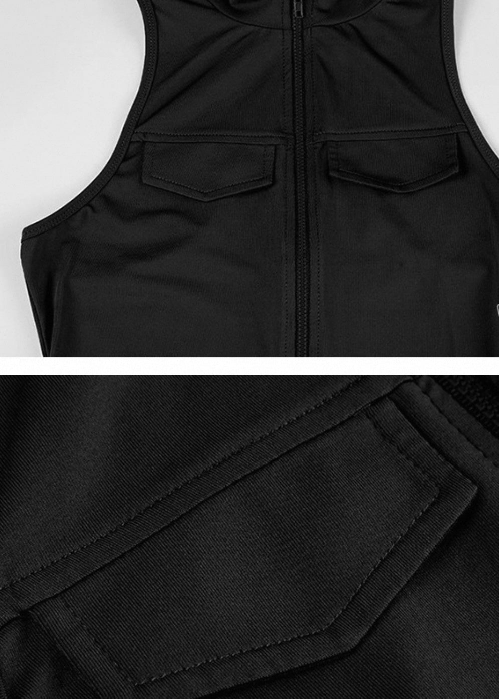 ハイネックジップアップボディスーツ / VO1224