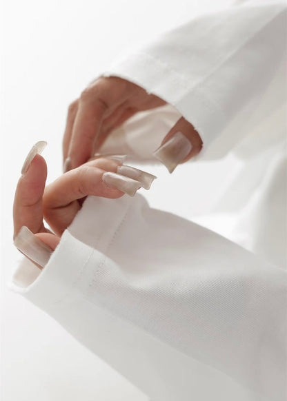 Mid-neck pullover shirt / AS1276