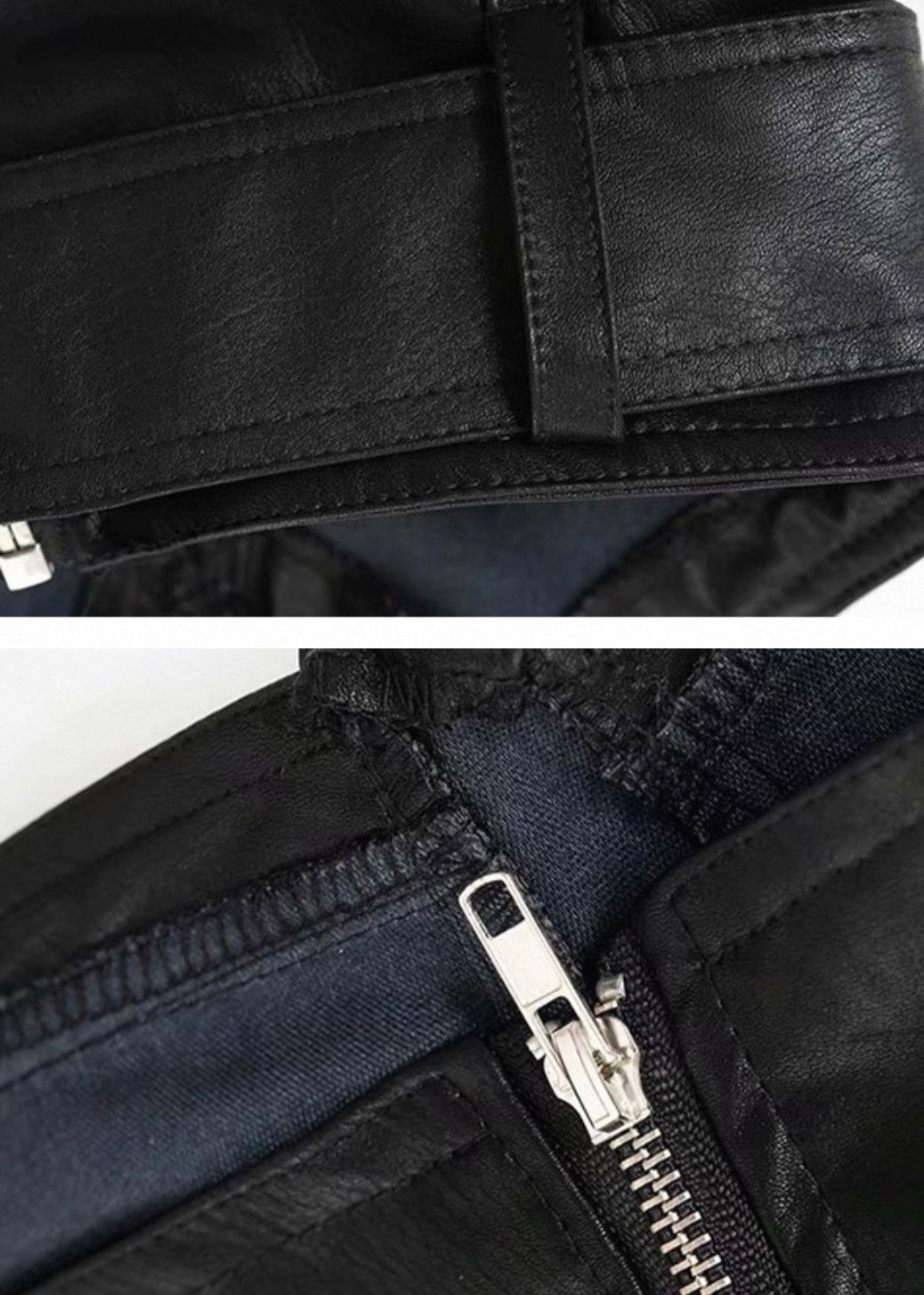 PUレザーベルトストラップチューブトップ / VO1234