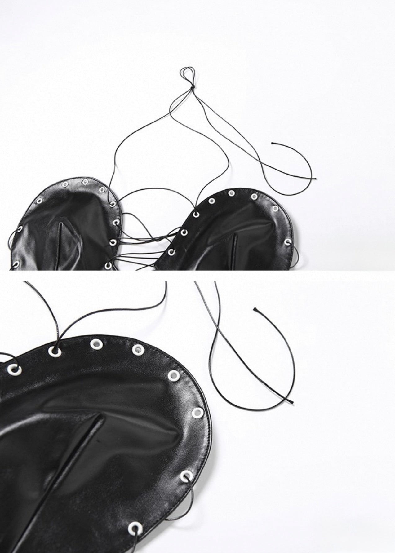 アイレットストラップPUレザーリングベスト / VO1110