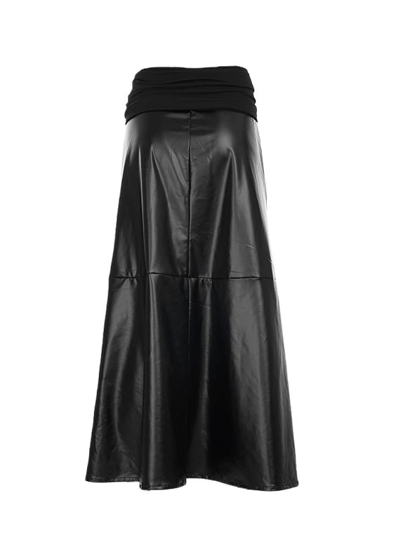 PUレザーミディスカート / VO1317