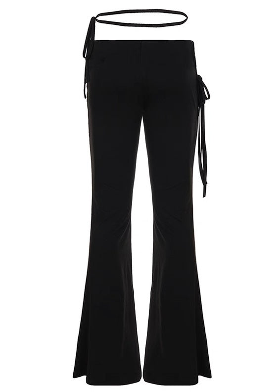 リボンレースアップパンツ / vo1284