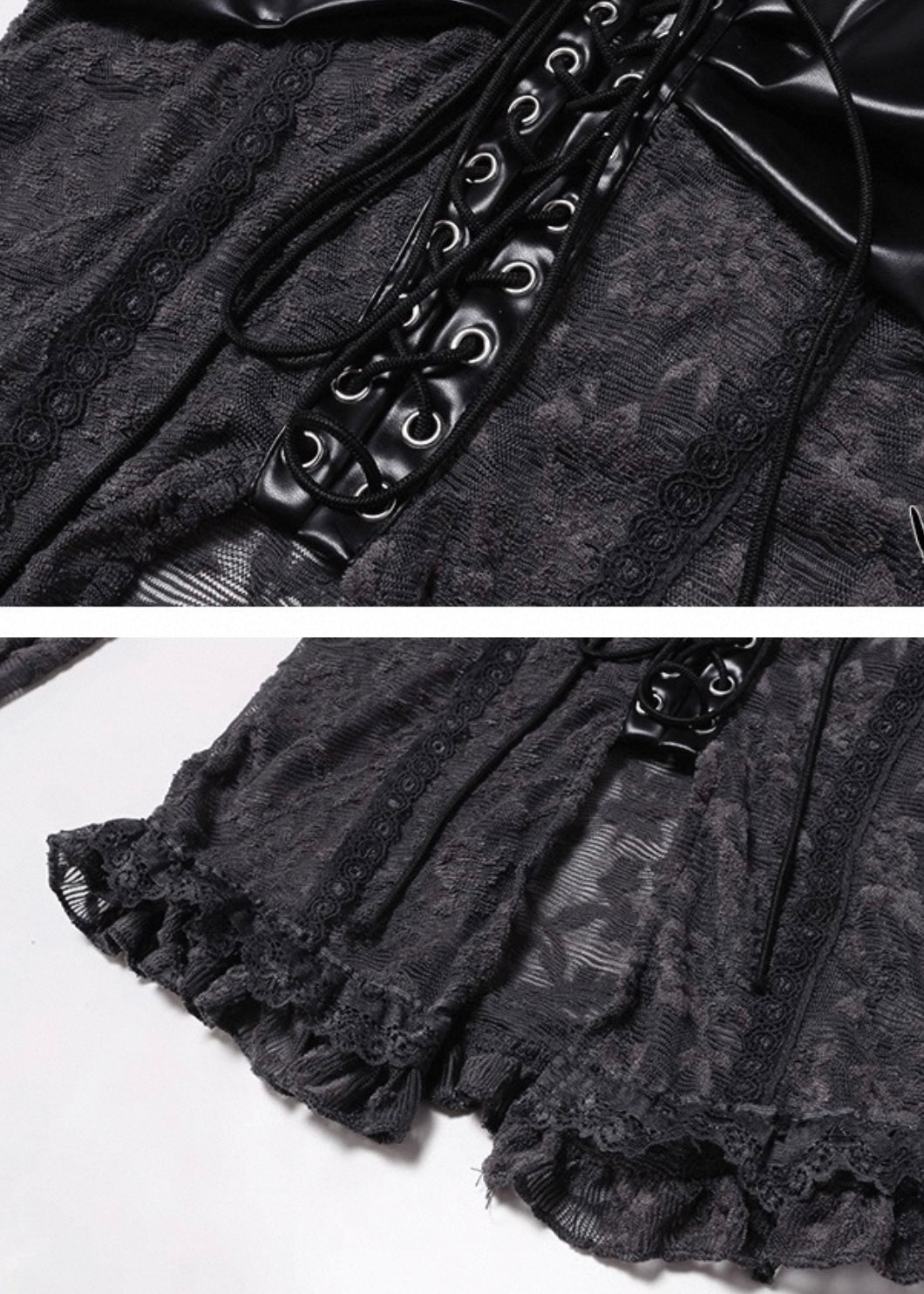 レースシースルートップス / VO1193