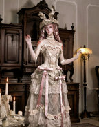 Basel French Elegant Long Tailored Skirt Set / DR02