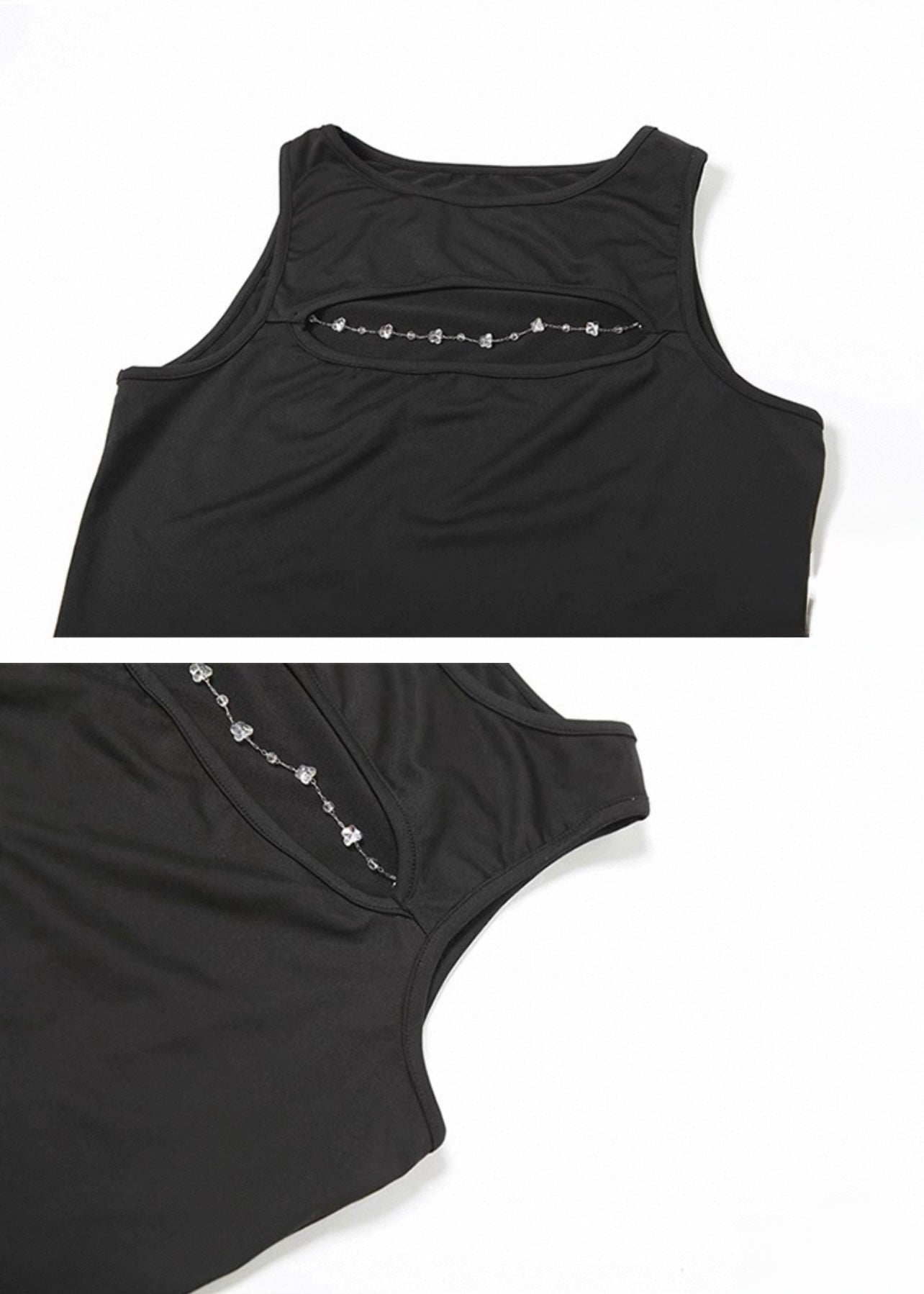 セクシーホローチェーンベスト / VO1131