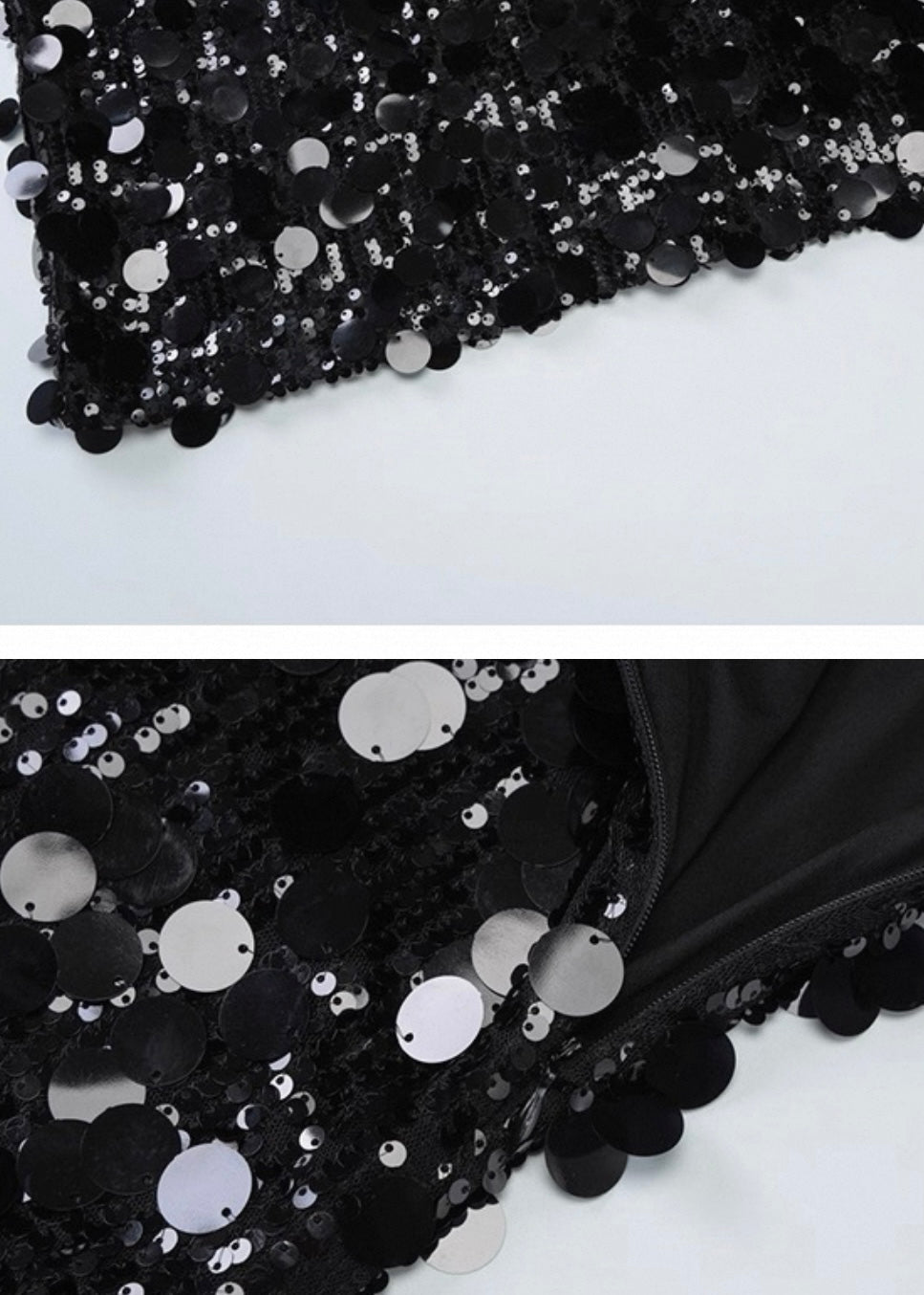 スパンコールチューブトップドレス / VO1220